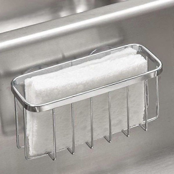 Svamp holder - svamp holder til svampe og metalsvampe - Poleret rustfrit stål - Normal