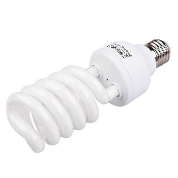 2x Kompakt E27 220v 5500k 45w Dagslys Lampe til Fotografering