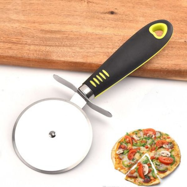 Pizza Cutter for Easy Cleanup and Safe Storage, Ultra Sharp