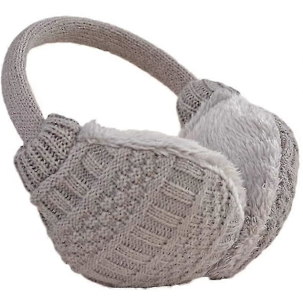Ørevarmere Kvinner Jenter Menn Ski Tilbehør Fluffy Sammenleggbar Fleece Stoff