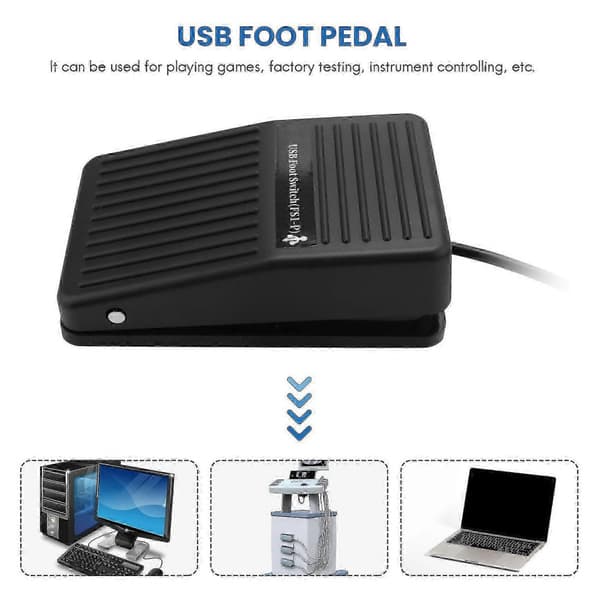 PC USB fotbryter tastaturpedal