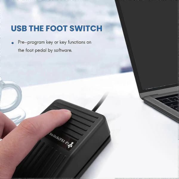 PC USB fotbryter tastaturpedal