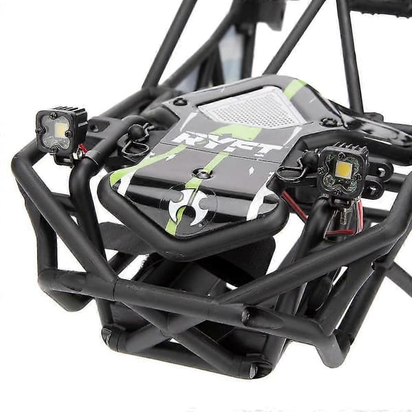 RC bil LED-lys frontlys spotlight kompatibel med 1/10 RC Crawler Traxxas, 2