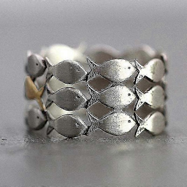 Til min datter Svømmer mod strømmen Ring Justerbar fingerring til kvinder