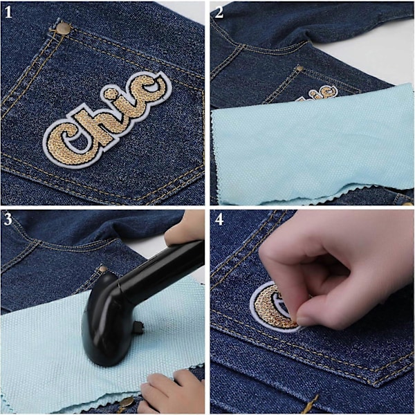 Stryge-patch, 26 stk. Patch-klistermærke, Sy-på Applikation Broderi Sy-på Patch til Jakker Rygsække Jeans Tøj T-shirt DIY-Ikke Tilfældig