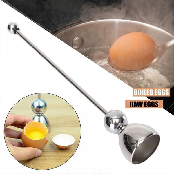 Praktisk kokt eggtopper Eggeskallknekker Klipper Saks Klipper Åpner OK 0255 i rustfritt stål