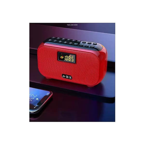 W13 Bærbar Radioopptaker Multifunksjonell Kort Usb Disk Spiller Trådløs Bluetooth Høyttaler Gull