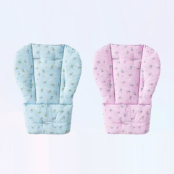 Tykkere Vogn Bomullspute for Barn Baby Spisestol Varm Pute Blå 64*50*22cm Polyester Bomull