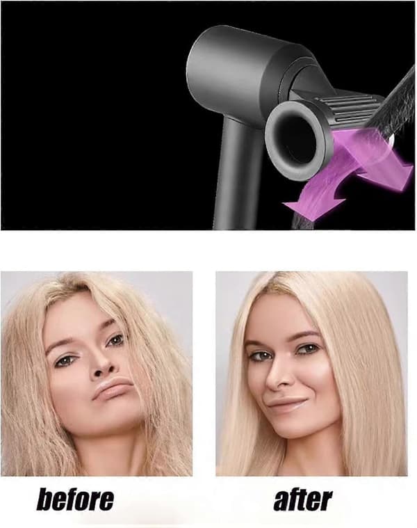 Passer til Diffusermunnstykke for Dyson Airwrap, Skånsomme Luftfester Styling Diffuser Konsentrator Glattende Munnstykketilbehør for Dyson Supersoni