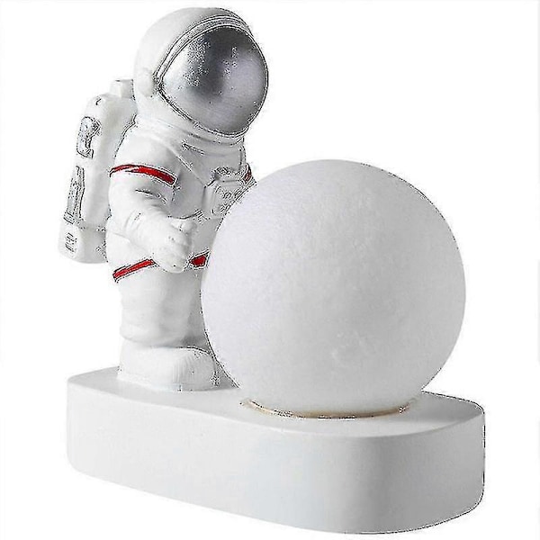 Natlampe, astronaut Spaceman ModelSølv