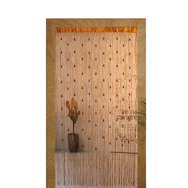 Dörrsträngsgardin, dörrpärlgardiner, hängande rumsavdelare, 100 × 200 cm