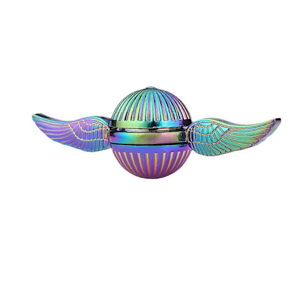 Guld Färg Fickleksaker Legering Leksak Snurror Finger Hand Spinner Skrivbord Gadget Snurrande Topp Fokus Leksak Spiral Twister