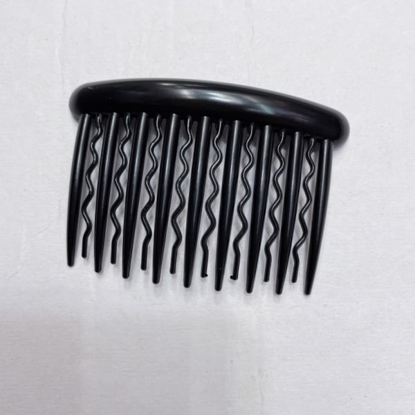 12Pcs Hair Side Combs Retro Braided Hair Comb Retro Coffee White