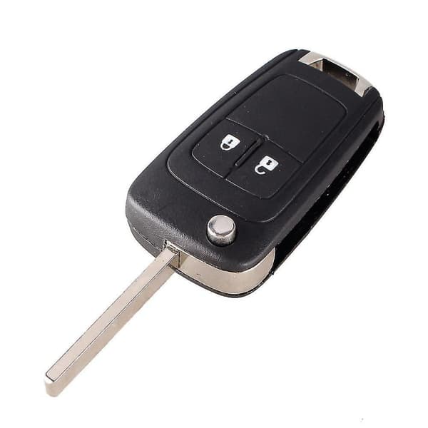 Fällbart Fjärrnyckelfodral Kompatibelt med Opel 2 Knappar Hu100