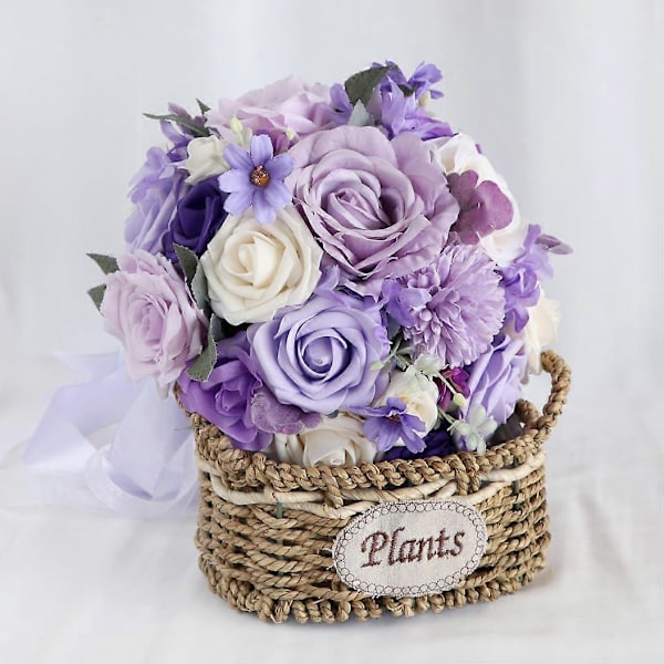 Lilla Brudebuket - Kunstig Blomsterdekoration til Bryllupper