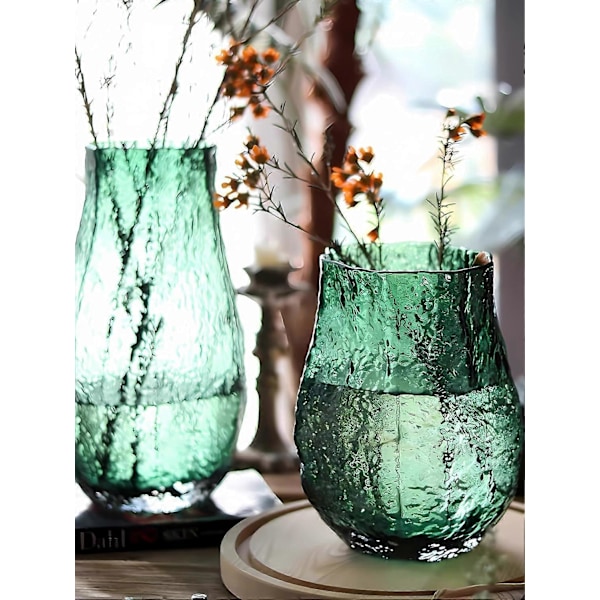 Tykkvegget Blomstervase i Glass for Spisebord 8 Tommer