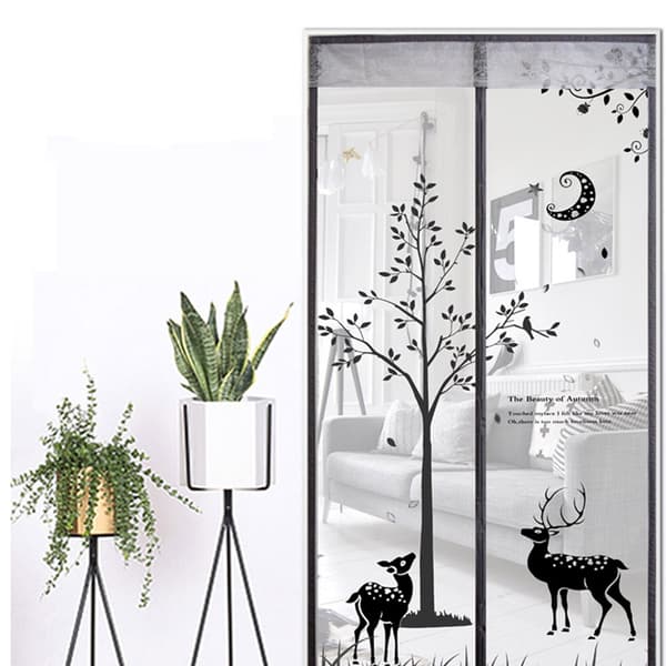 Magnetisk fluenetdør insektnetdørbeskyttelse, 100 x 210 cm