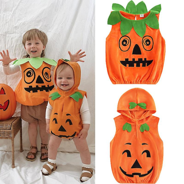 2st Halloween kostym söt baby pumpa form Clo