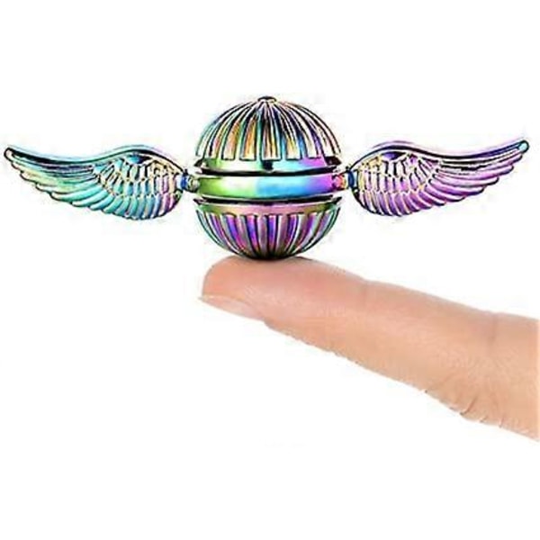 Bländande Färg Fickleksaker Legeringsleksak Snurror Finger Hand Spinner Skrivbordsgadget Snurra Topp Fokusleksak Spiral Twister
