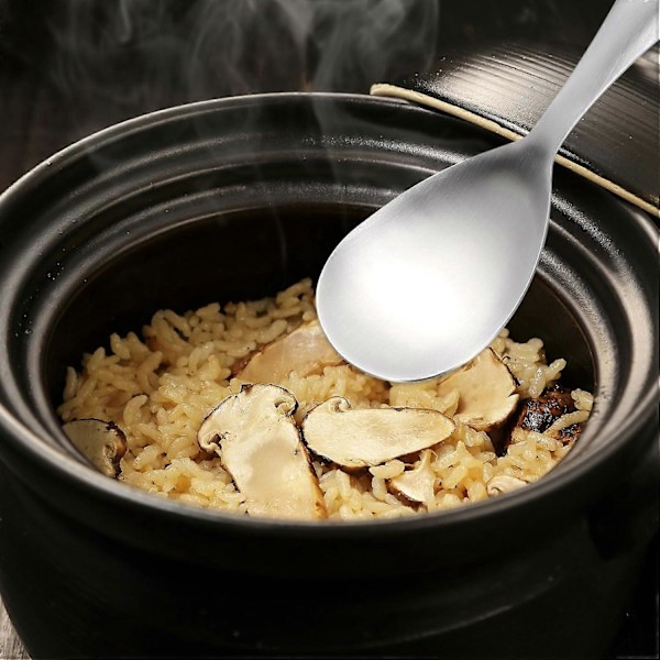 3 stk. Risspatel i rustfrit stål med non-stick til brug i hjemmet og restauranten