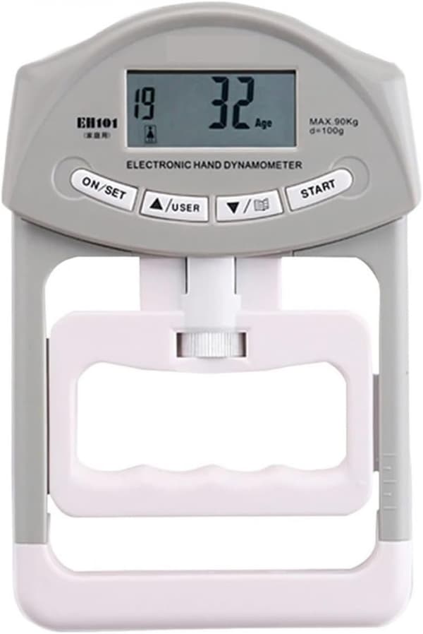Laadukas uusi digitaalinen elektroninen käsidynamometri 90kg/200lbs laskennalla