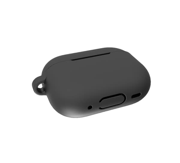 2 st (Svarta) Skyddsfodral för Apple AirPods Bluetooth Headset Silikonskyddsskal