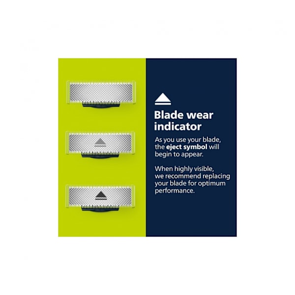 6-pakning med barberblad kompatible med Philips Oneblade Replacement