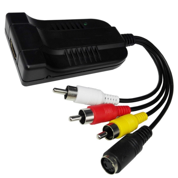 AV CVBS S-Video till HDMI Composite Converter 3RCA till HDMI-stöd