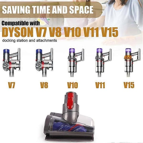 Madrassuger til støvmider, kompatibel med Dyson V15 / V11 / V10 / V8 / V7 støvsugerhoved