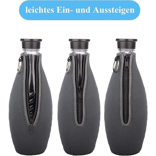 SodaStream Flaskeovertræk, Neopren Sleeve, Pakke med 2 for Nem Transport