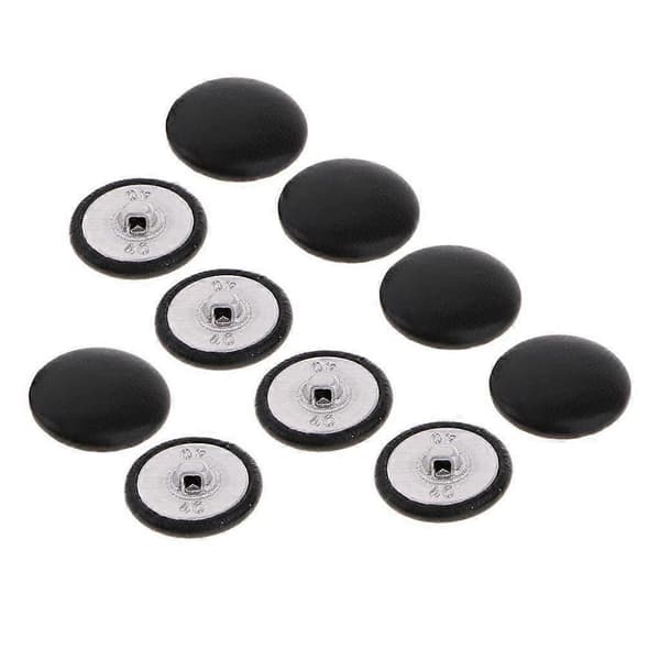50 st Konstläderklädda Knappar Sömnad Utsmyckningar 25mm