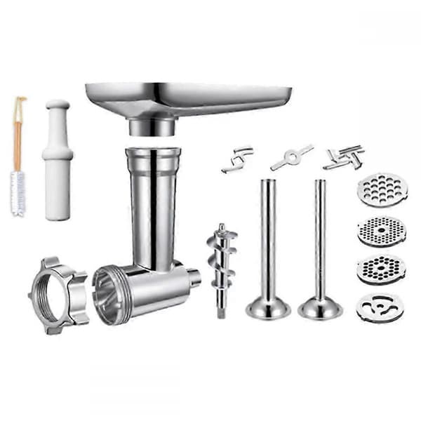 1 sett kompatibel med KitchenAid kjøttkvernfeste for stativmiksere
