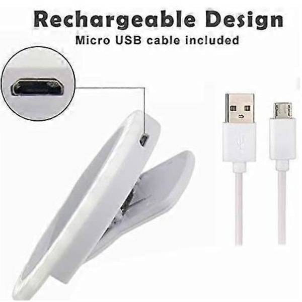 Selfie Lys LED til Samsung Galaxy Sony og andre Smartphones Genopladelig Selfie Clip Lys Clip Ring Dæmpbare Lys Bærbart Ekstra Lys til L