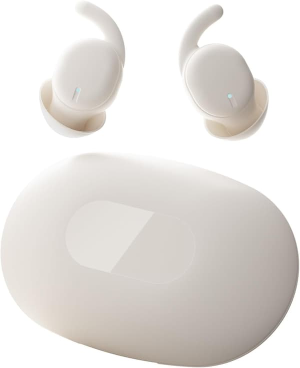Usynlige søvnørepropper, støyreduserende komfortable søvnhodetelefoner for sidesovere, Bluetooth sovepropper uten pip, musikk-/søvnmodus, 6 timers spilletid