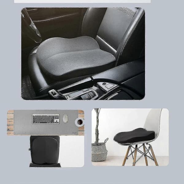 Bilbarnstol Sittdyna - Bilkörning Sittdyna - Memory Foam Bilkudde För Lastbilschaufför Kort Stol Rullstol Flygplan Ch