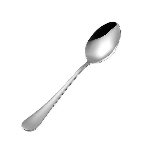 Ruostumattomasta teräksestä valmistettu keittolusikkasetti pyöristetyllä reunalla