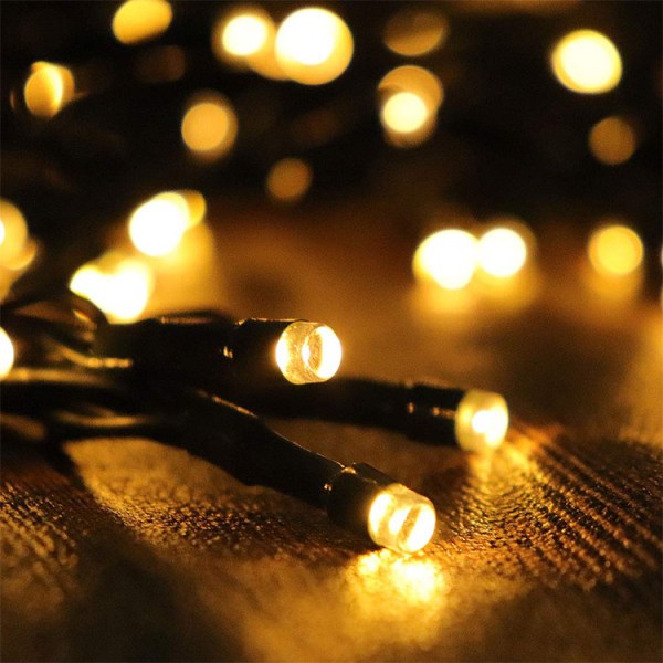 Halloween Solar String Lights Outdoor 12M100 LED Waterproof