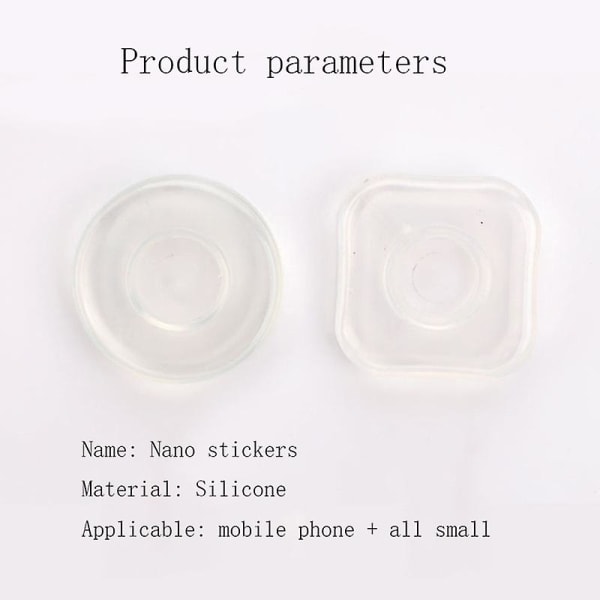 Magic Nano Stickers Casual Paste Rubber Pad väggdekaler Round