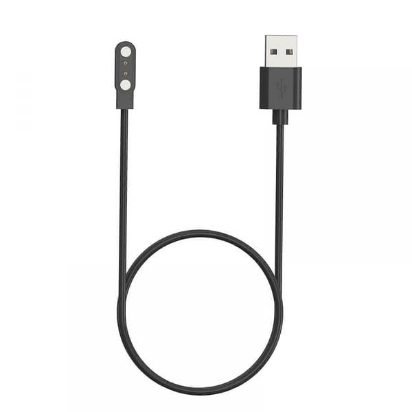 Opladerkabel til Colmi C81 Opladnings Dock Stand Kabel Smartwatches 60cm Længde Oplader Sort