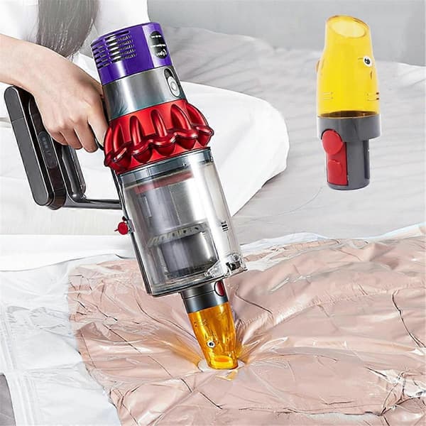 Vakuumkompresjonspose sugetupp for Dyson V7 V8 V10 V11 V12 V15 Slim Quick Suction Tip Adapter wi