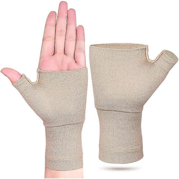 2-pack S Kompressionshandledsstöd Sportarmbandsskydd Handflateskydd Handledsstöd Remmar Handskar