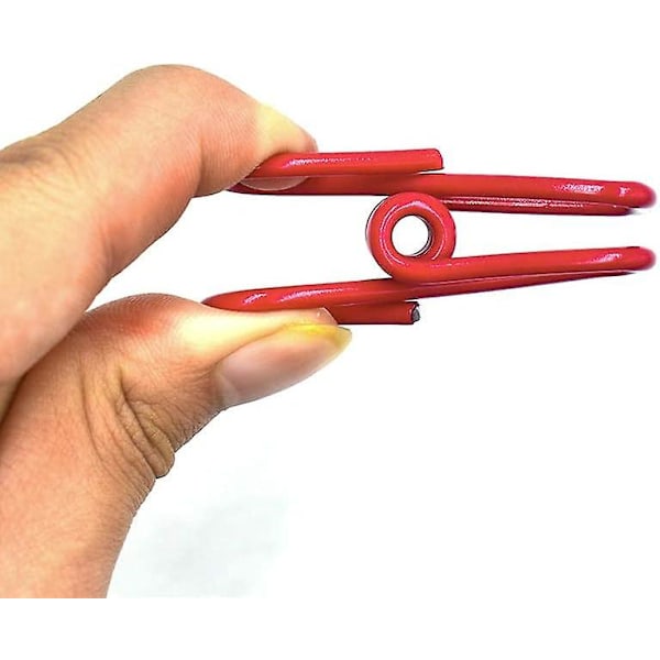 16 stk. PVC-belagte stål chip clips til madpakker og chipsposer 2 tommer