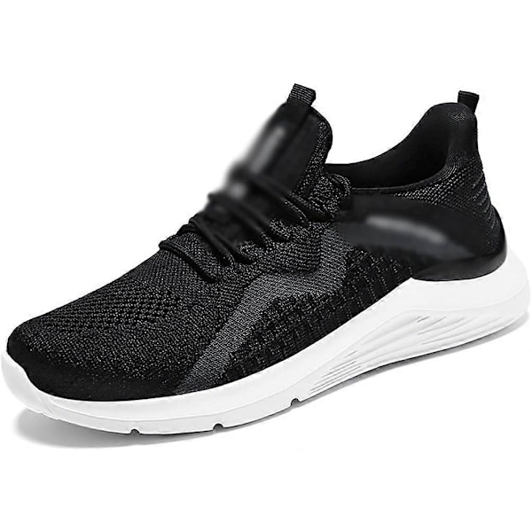 (sort EU40) Dame Ortopædiske Sneakers Svangstøtte Plantar Fasciitis Ortopædiske Diabetiske Vandresko Komfortable Afslappede Dame Sportssko