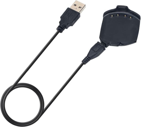 1m USB Dock Laddare Laddningsdatakabel Kompatibel med Garmin Approach S2/s4 GPS Golfklocka