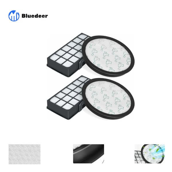 2-pack HEPA-filter för Rowenta Silence Force Cyclonic 4AAAA RO7647EA RO7663EA RO7676EA RO7681EA (Modell RO76xx) Dammsugare, Ersättningsfilter