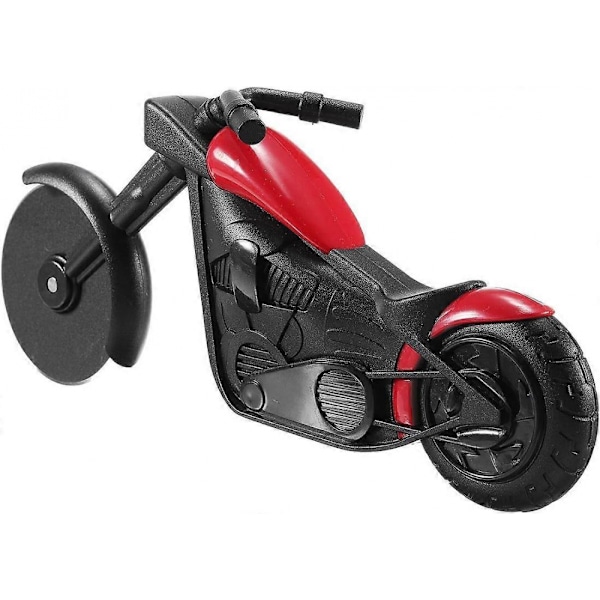 Motorcykel Pizzaskärare, Rostfritt Stål Non-Stick Dubbla Blad, Unik Design Ger Matlagningen Roligare, Perfekt För Motorc