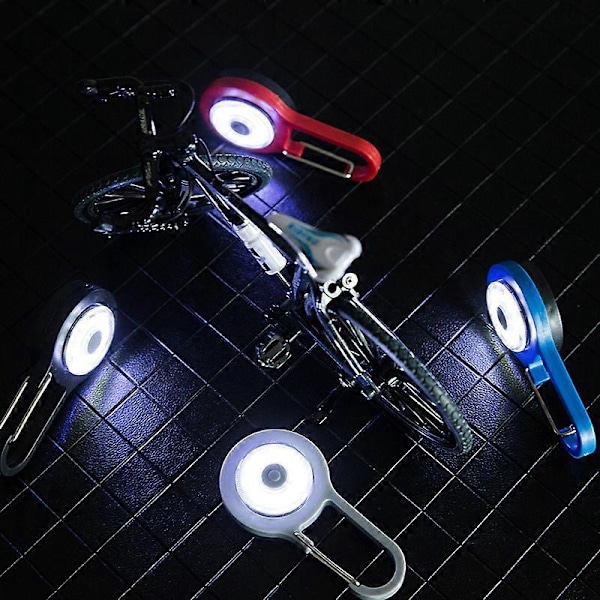 Sininen Klipsikiinnitteinen Koiran Valo 2 Kappaletta Riipus Koiran Lamppu 3 Valotilaa USB Ladattavalla Valoisalla Koiran Pannalla Vedenpitävä LED Hätävalo
