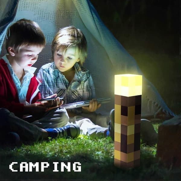 Taskulamppu seinätelineellä, 28 cm LED-yövalo, USB ladattava