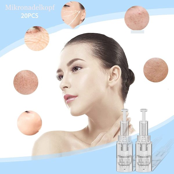 Dermaroller Microneedling Nålepatroner Reservedeler