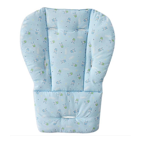 Tykkere Vogn Bomullspute for Barn Baby Spisestol Varm Pute Blå 64*50*22cm Polyester Bomull